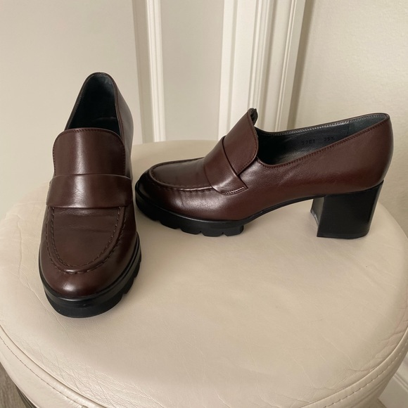 Walter Steiger Chunky Healed Loafers - Picture 2 of 8